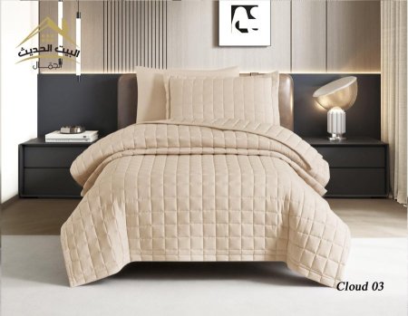 شرشف ( جوبلن ) مفرد - مفرد ونص CLOUD قطن 100% 4 قطع